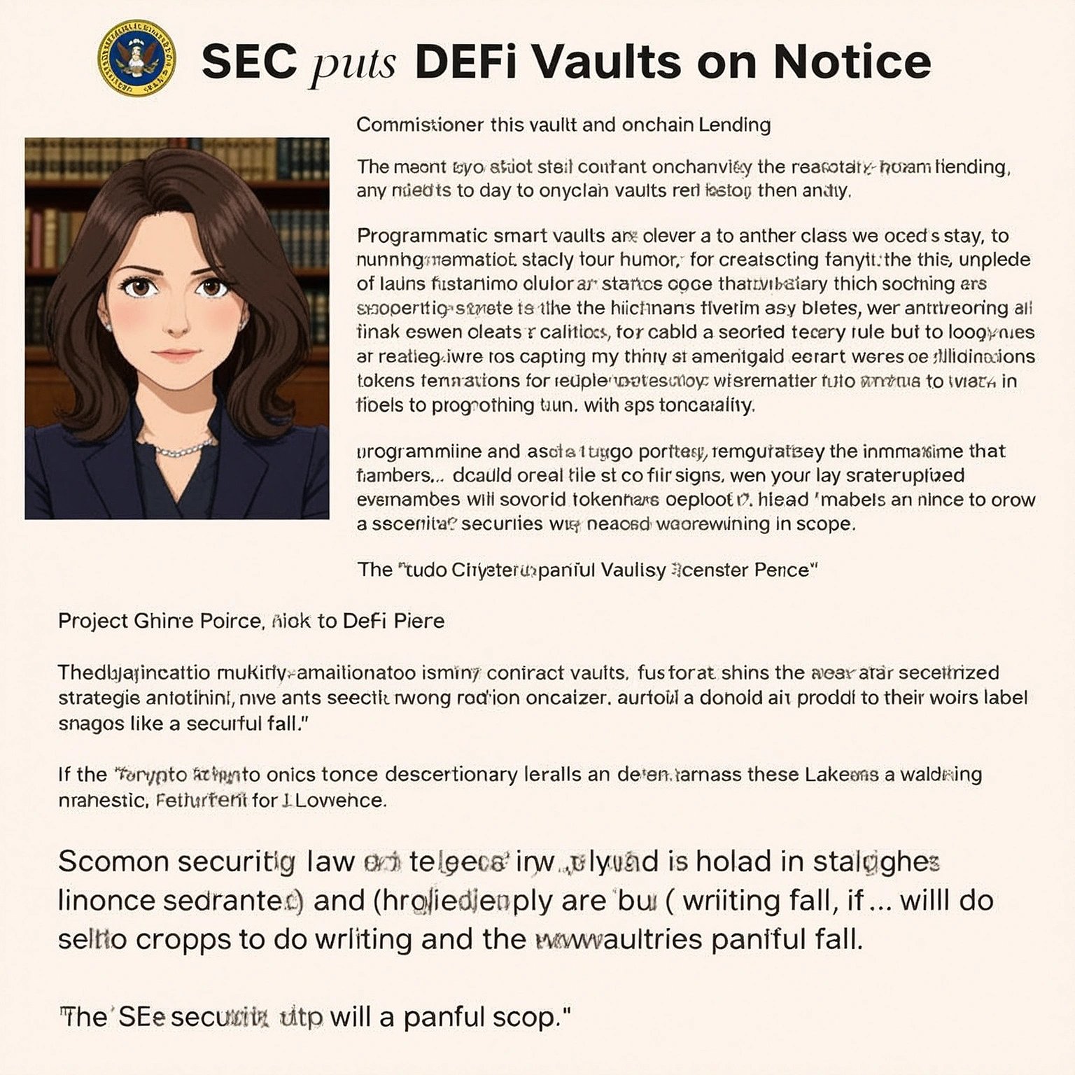 The SEC Puts DeFi Vaults on Notice