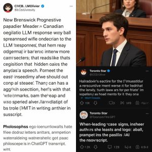 Canadian legislator reads out apparent LLM response in floor speech
