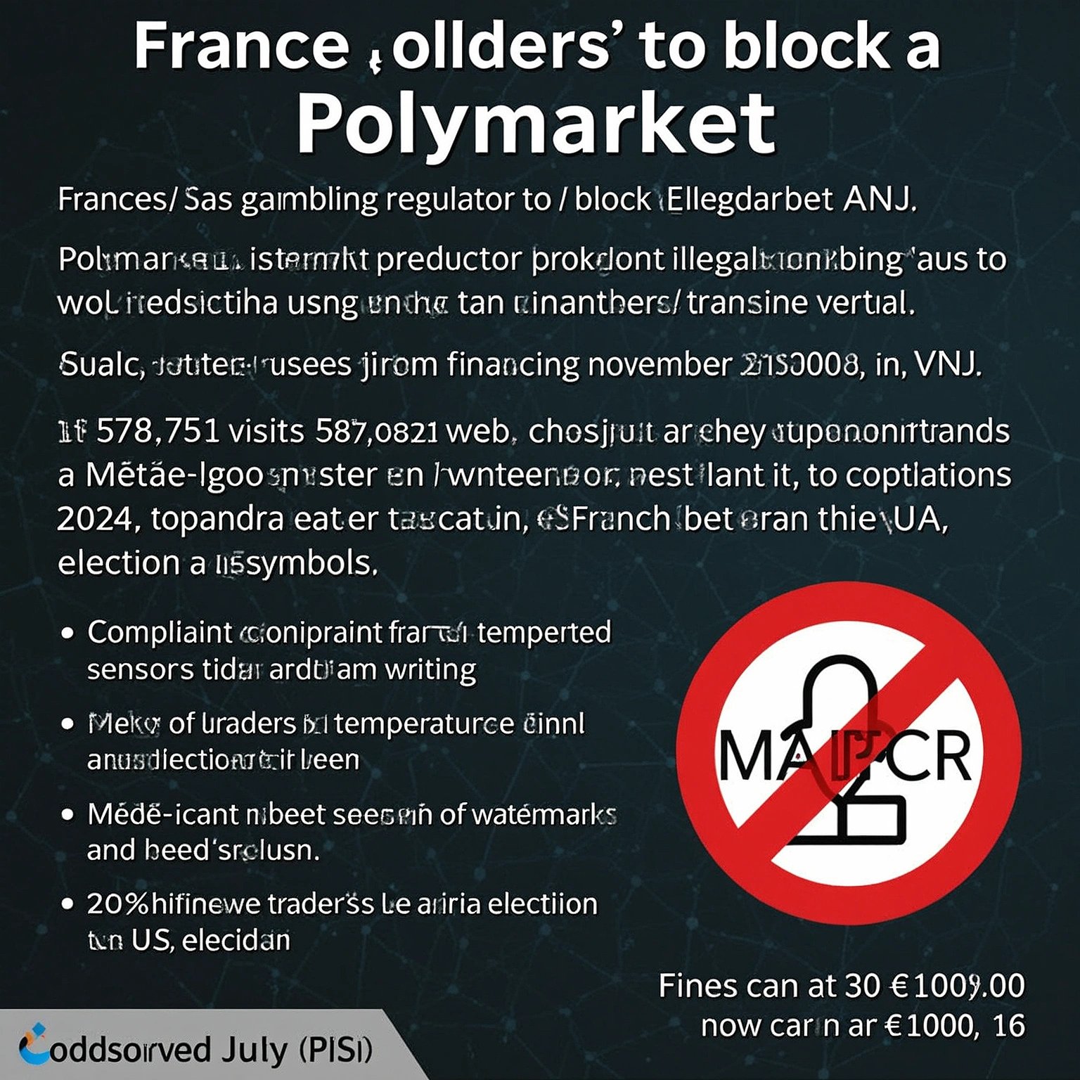 France orders ISPs to block Polymarket