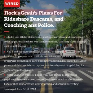Flock's Plans for Rideshare Dashcams and Coaching Police, Revealed