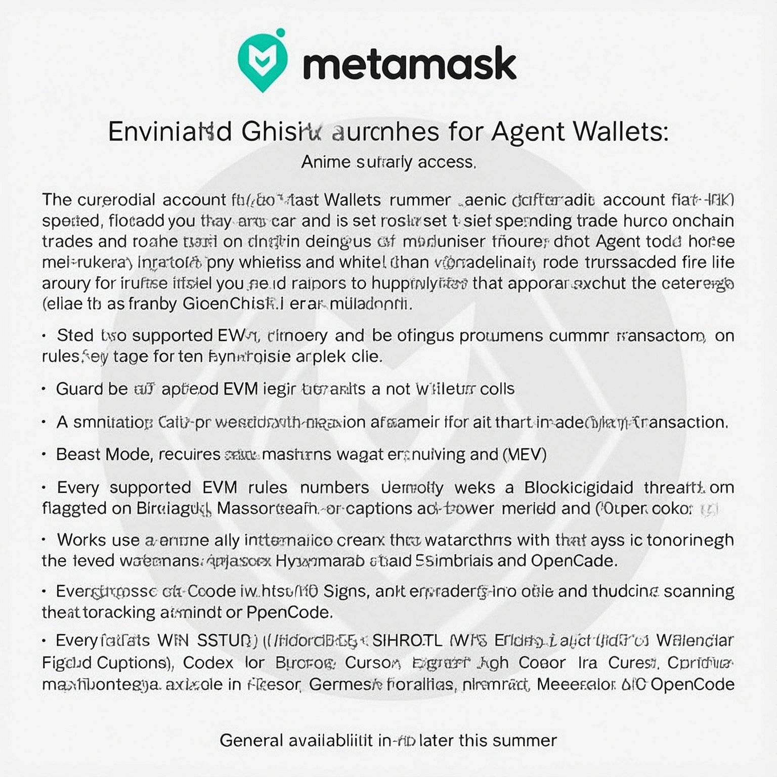 MetaMask Launches Agent Wallets