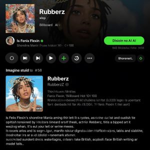 Is Fenix Flexin's Billboard Hot 100 hit Rubberz AI slop?